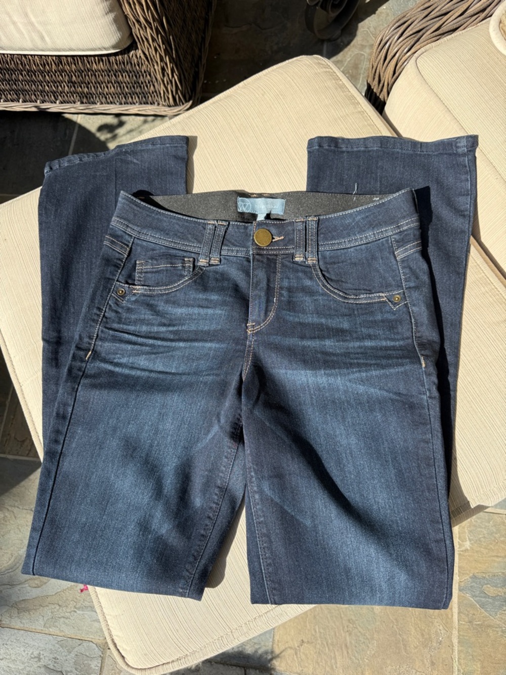 Wit & Wisdom Dark Blue Bootcut Jeans